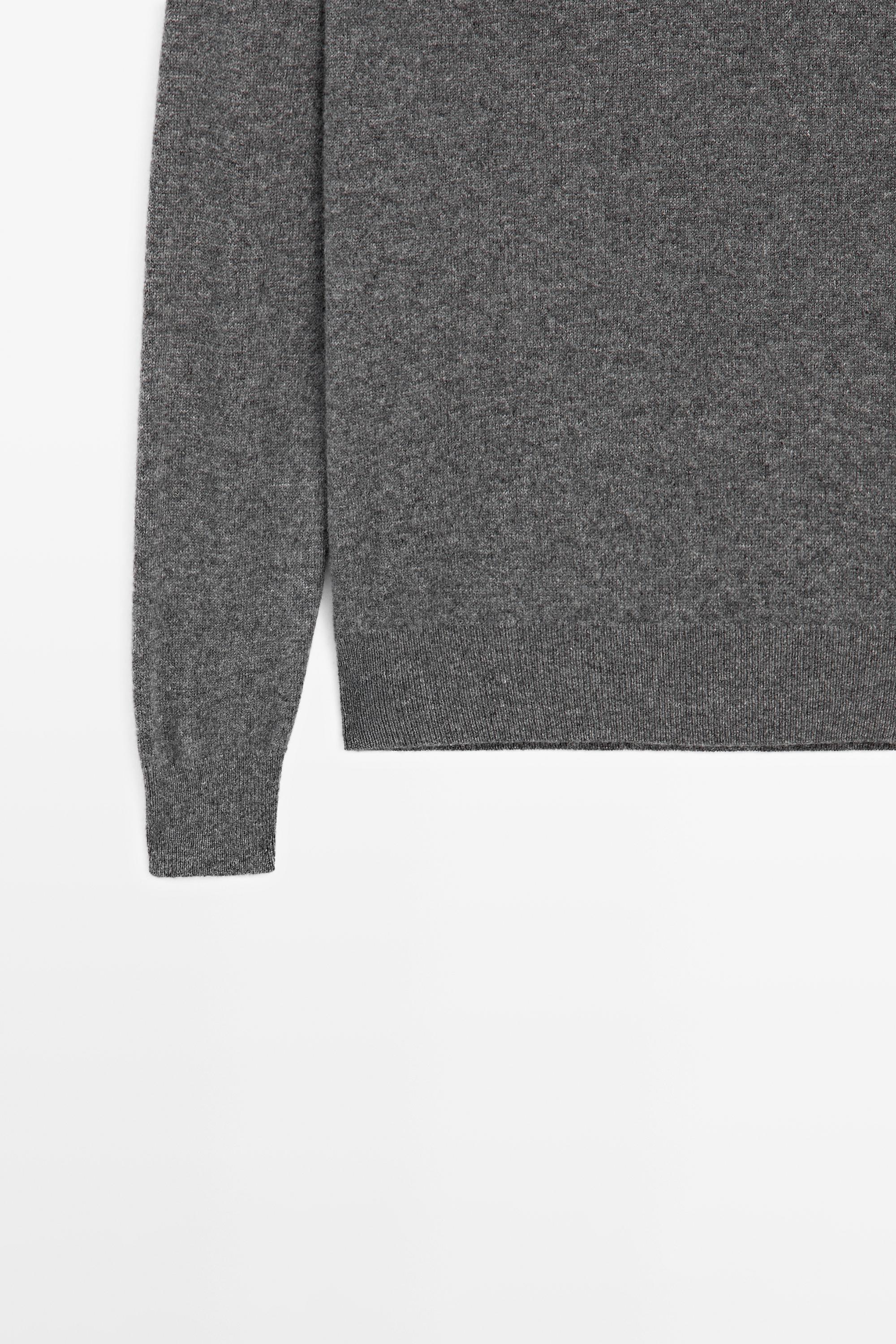 100% cashmere long sleeve sweater